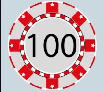 free 100 casino logo